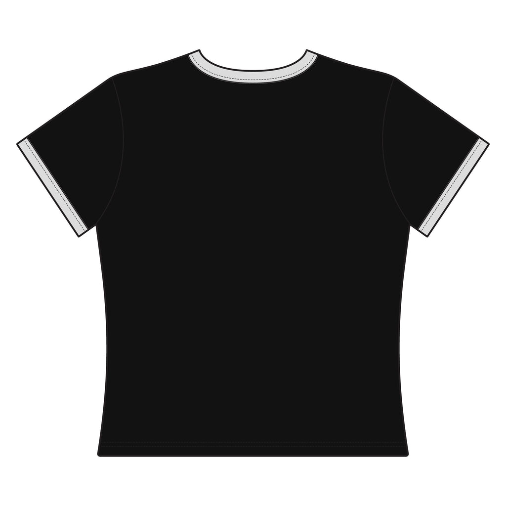 Witches Moon Dance Ringer Crop T-Shirt