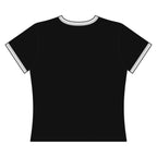 Witches Moon Dance Ringer Crop T-Shirt