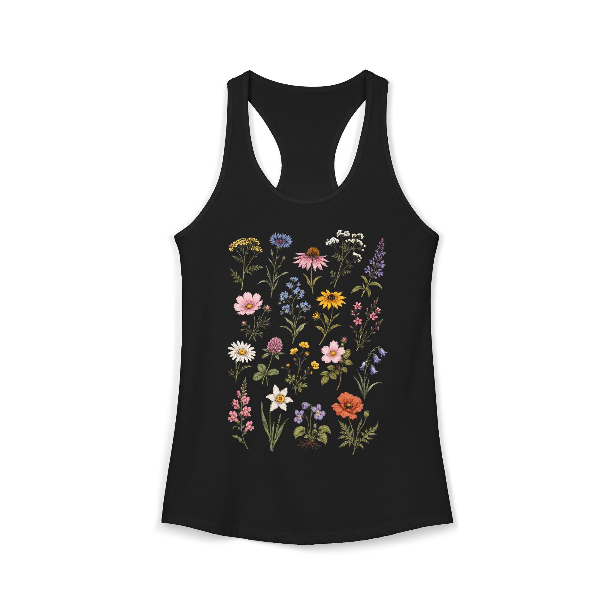 Meadow Blooms Racerback Tank Top