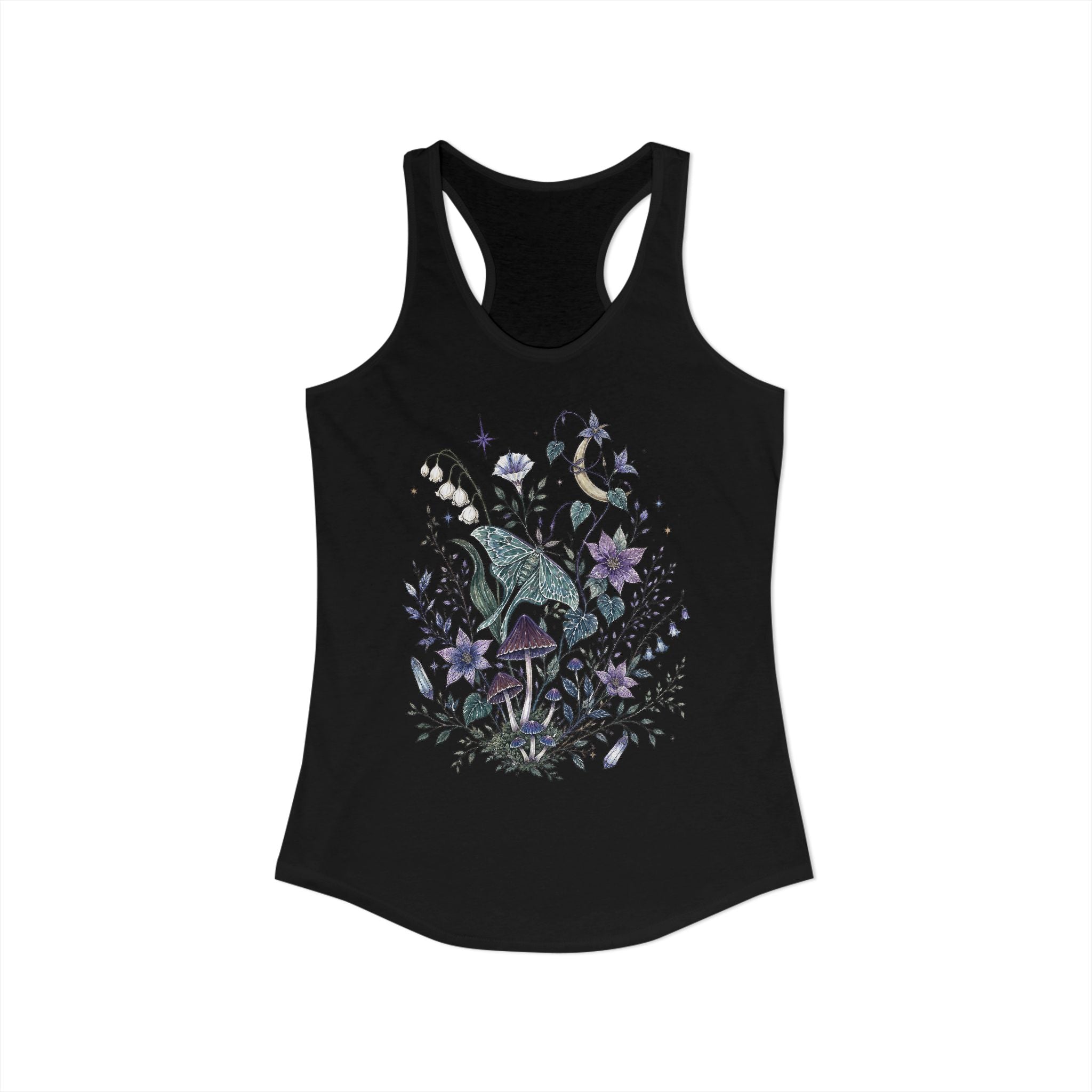 Mystical Moth Racerback Tank Top