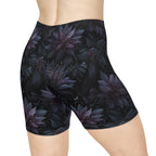 Twilight Lily Floral Biker Shorts