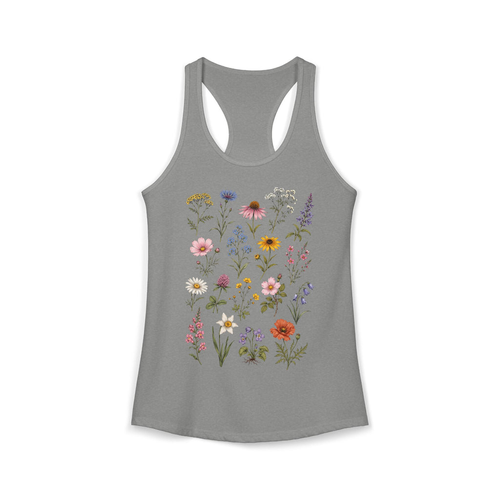 Meadow Blooms Racerback Tank Top