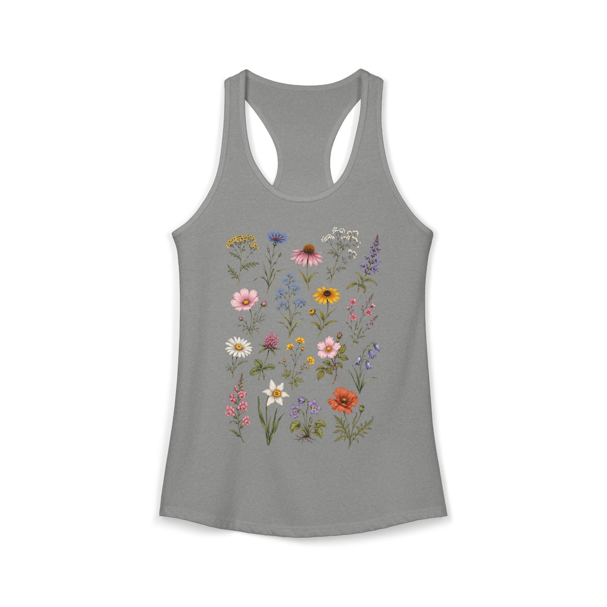 Meadow Blooms Racerback Tank Top