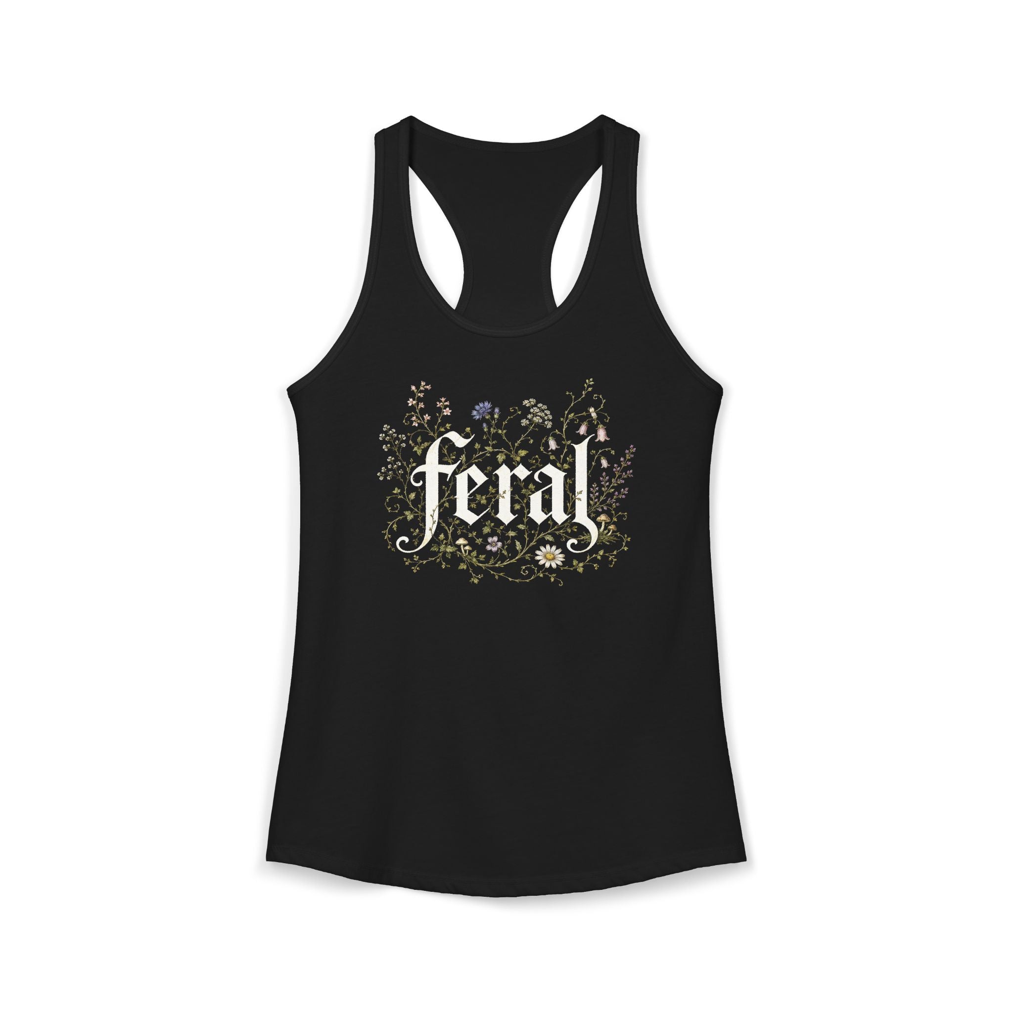 Feral Wildflower Racerback Tank Top