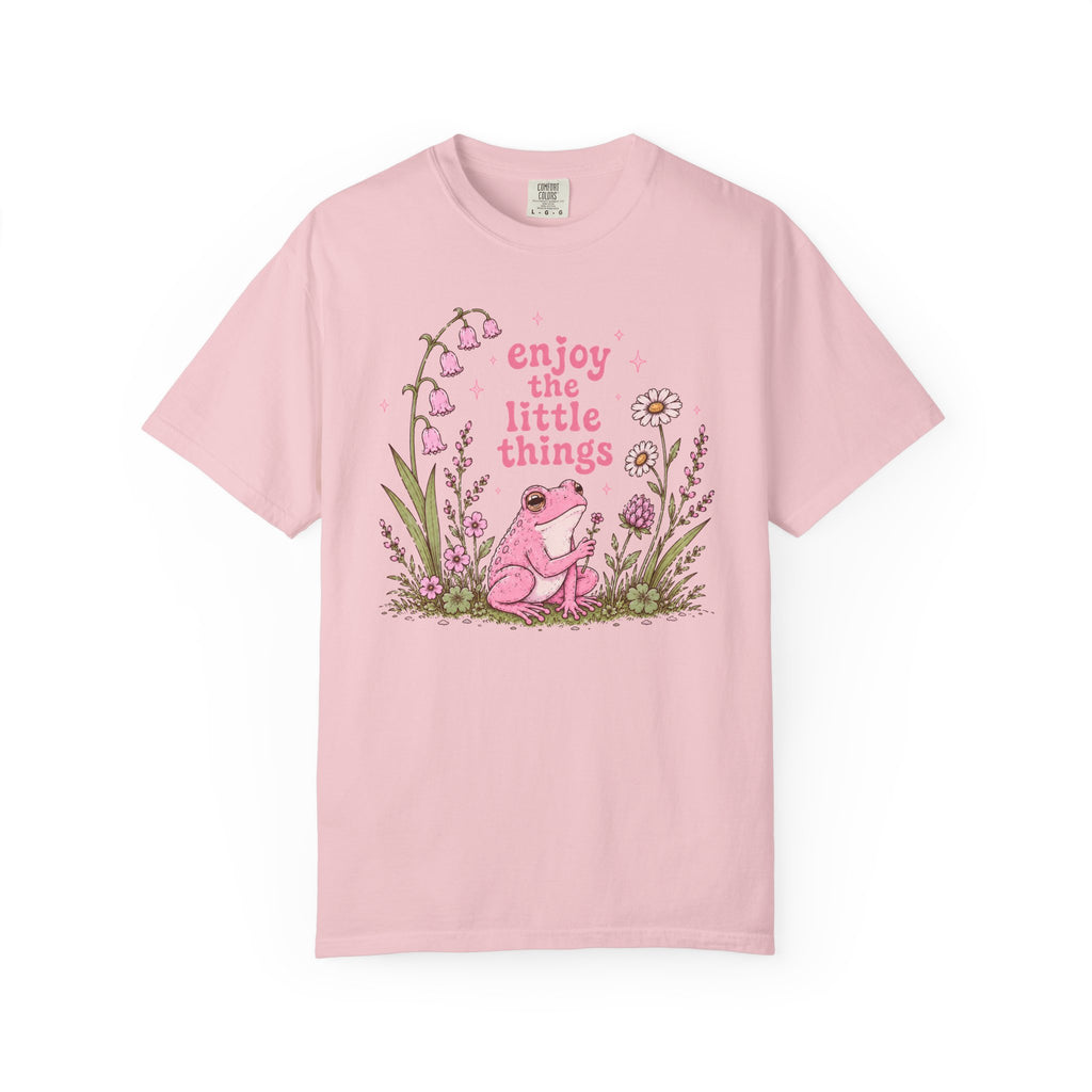 Enjoy the Little Things Pink Frog T-Shirt