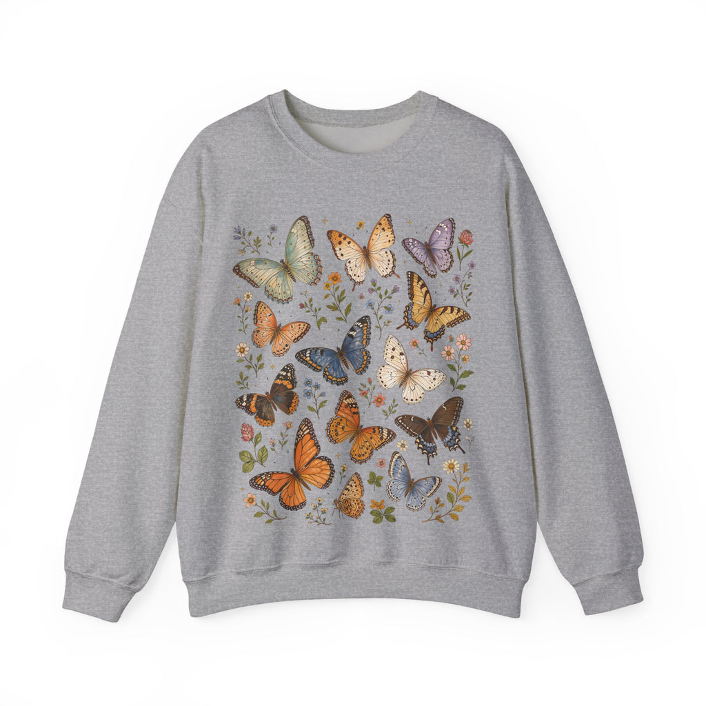 Butterfly Garden Graphic Sweatshirt