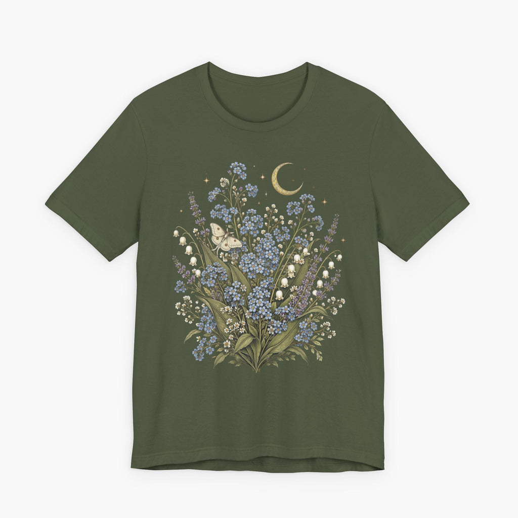 Moonlit Forget Me Not Classic Fit T-Shirt