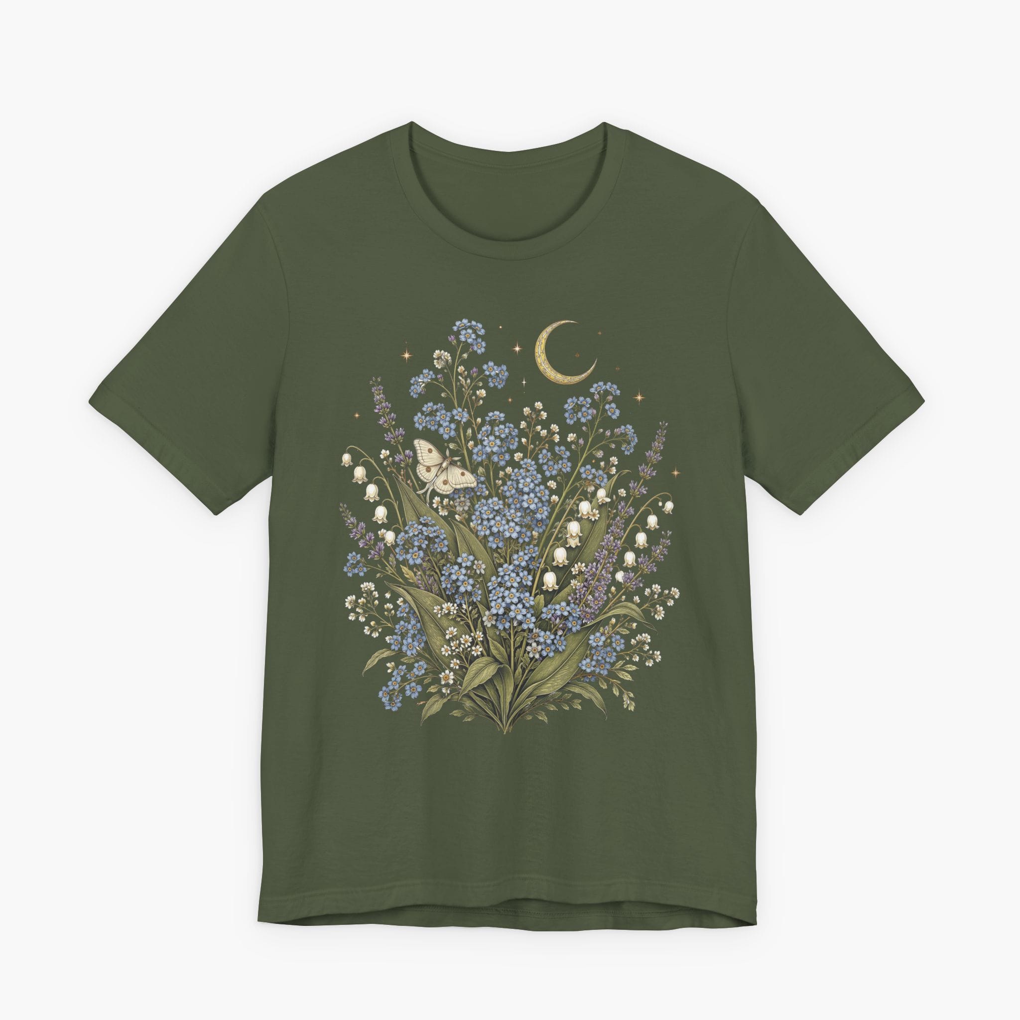 Moonlit Forget Me Not Classic Fit T-Shirt