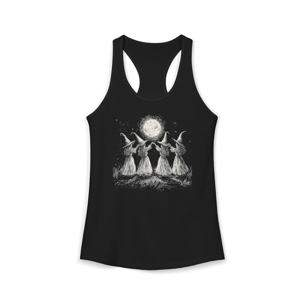 Witches Moon Dance Racerback Tank Top