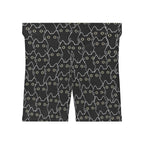 Black Cat Biker Shorts