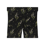 Lily of the Valley Floral Biker Shorts