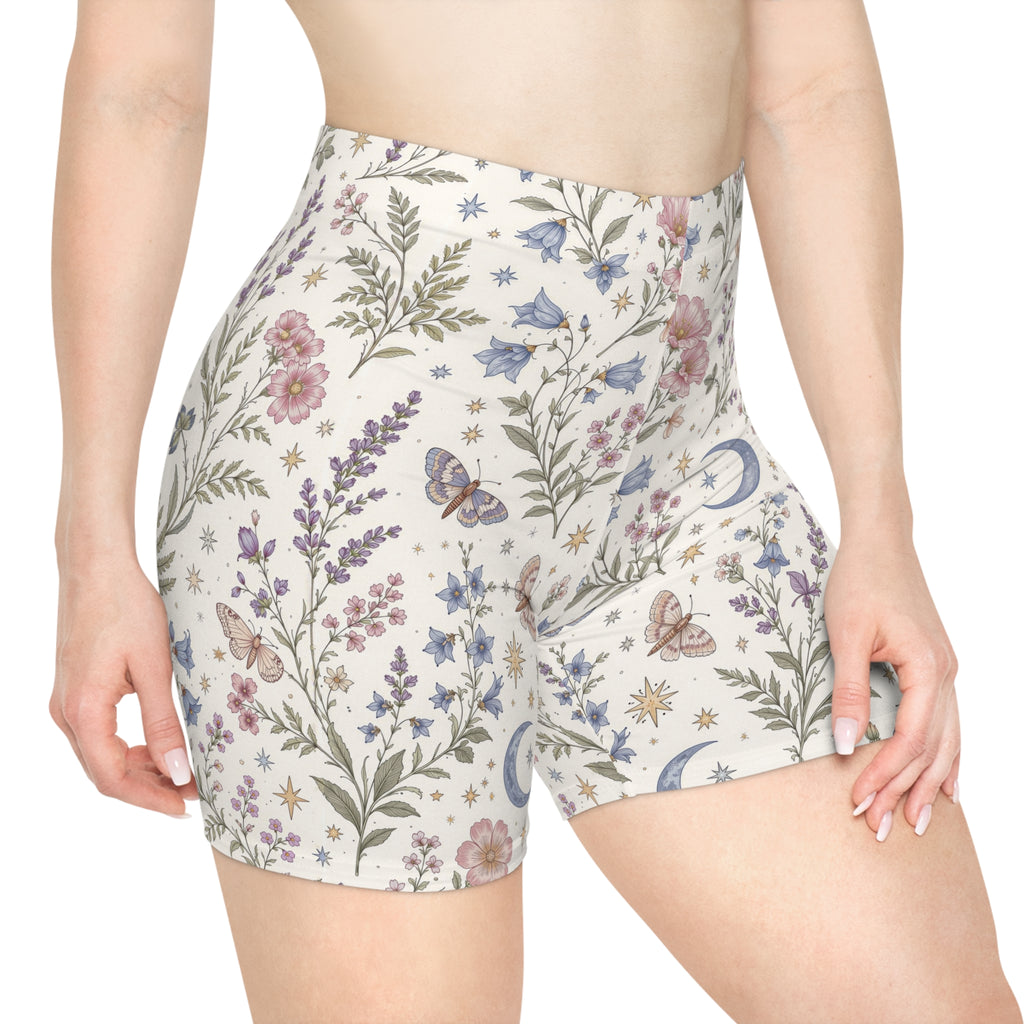 Meadow Floral Biker Shorts