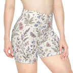 Meadow Floral Biker Shorts