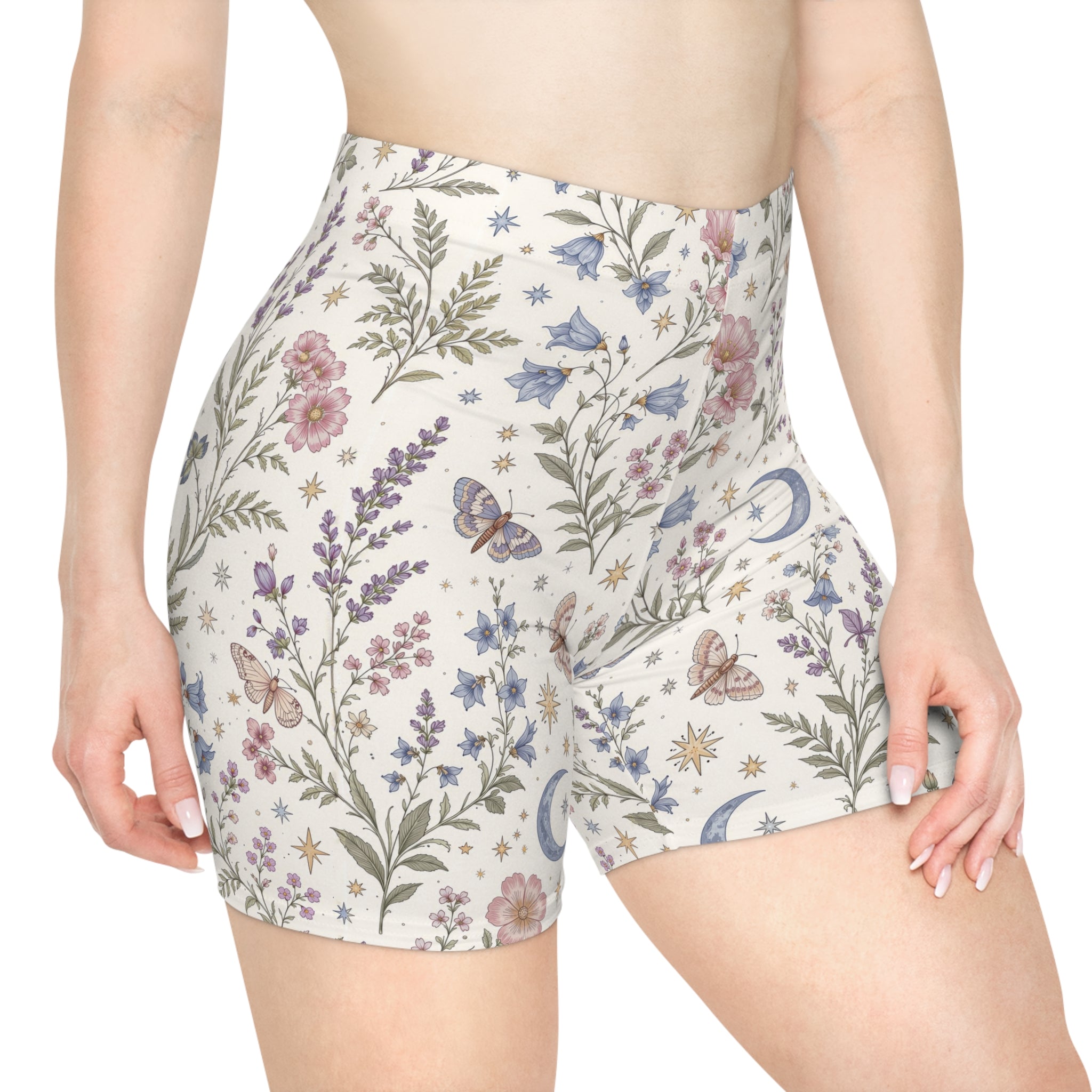 Meadow Floral Biker Shorts