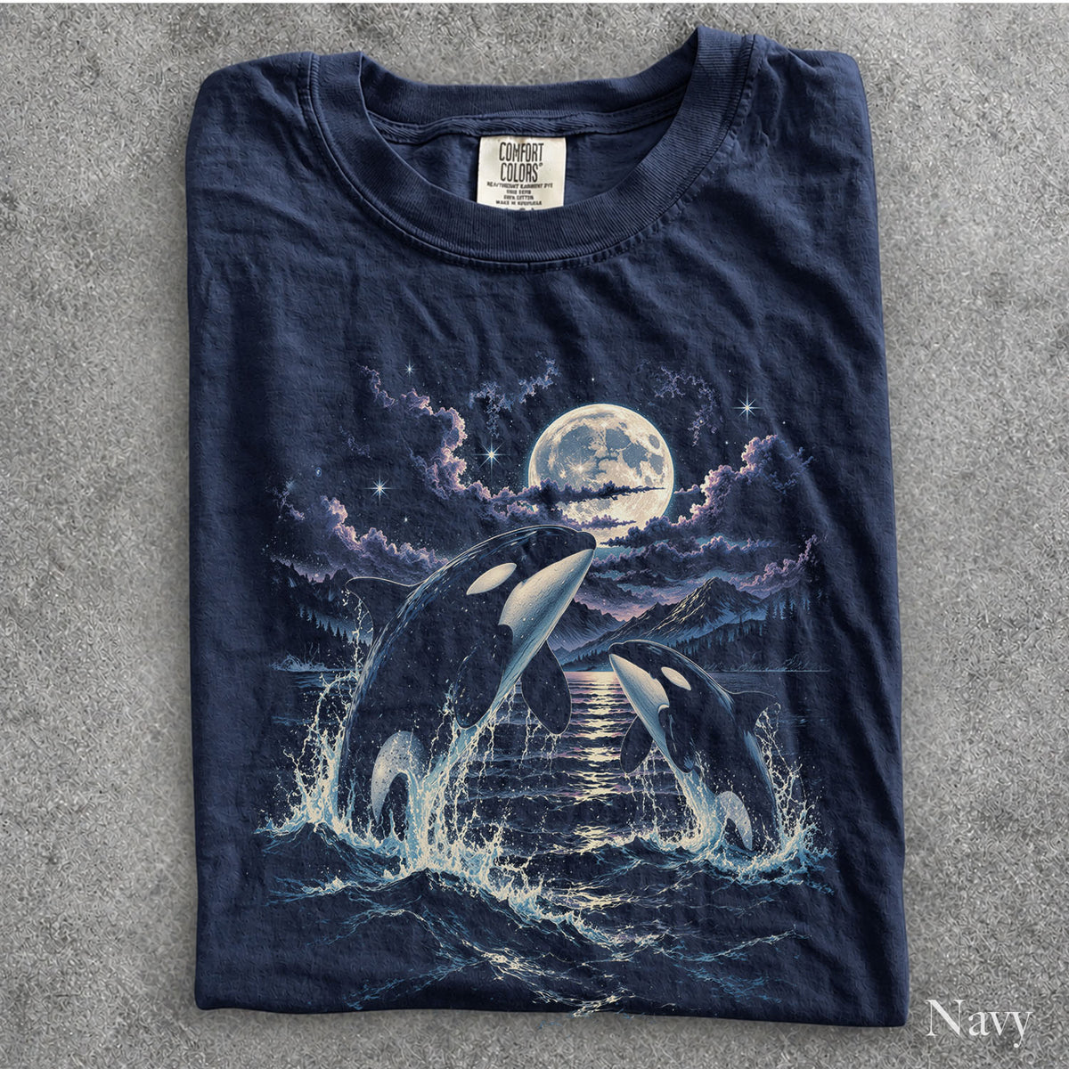 Moonlit Orca Comfort Colors T-Shirt