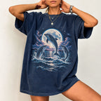 Moonlit Dolphin Comfort Colors T-Shirt