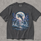 Moonlit Dolphin Comfort Colors T-Shirt