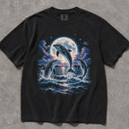 Moonlit Dolphin Comfort Colors T-Shirt