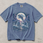 Moonlit Dolphin Comfort Colors T-Shirt