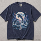 Moonlit Dolphin Comfort Colors T-Shirt