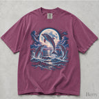 Moonlit Dolphin Comfort Colors T-Shirt
