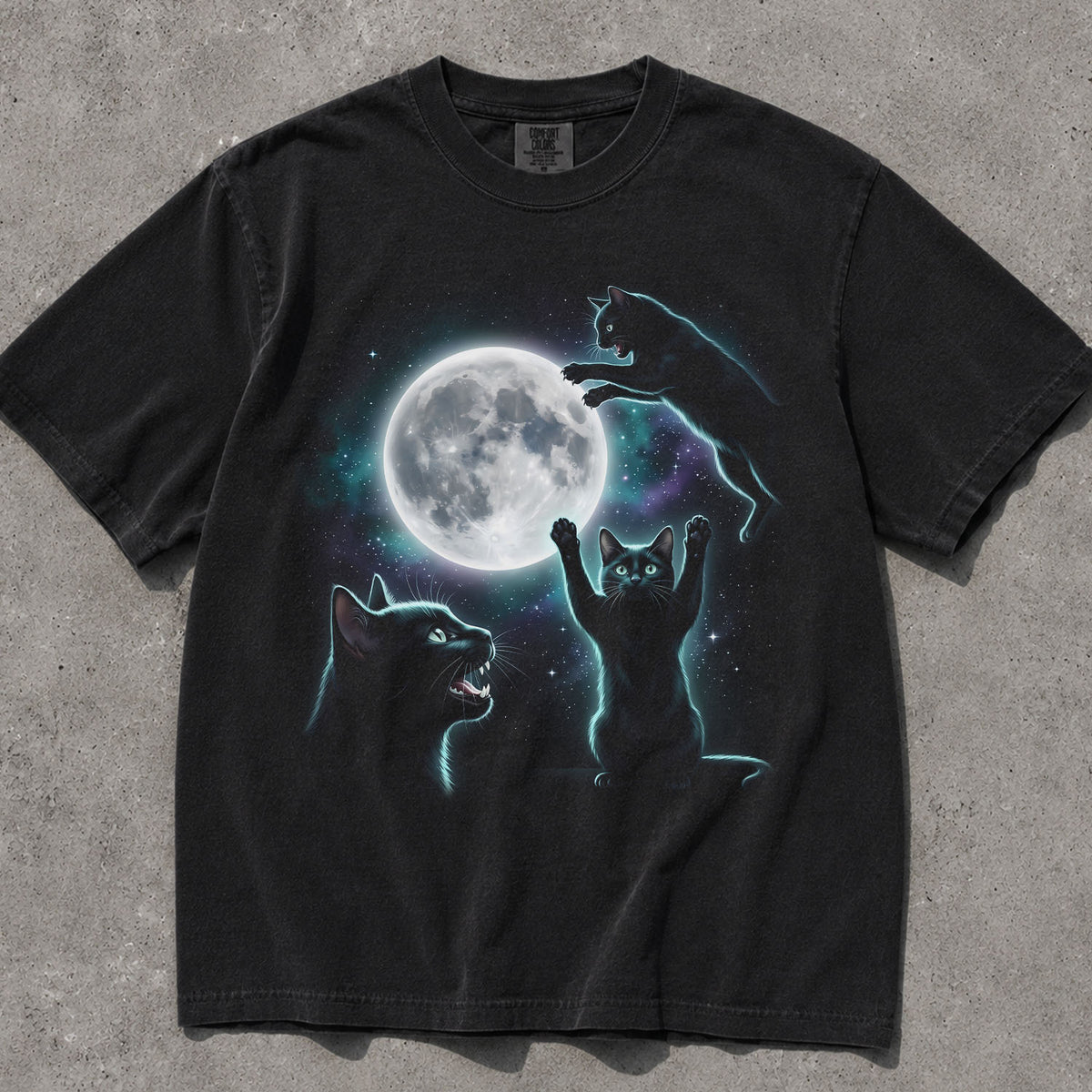 Cosmic Cats Comfort Colors T-Shirt