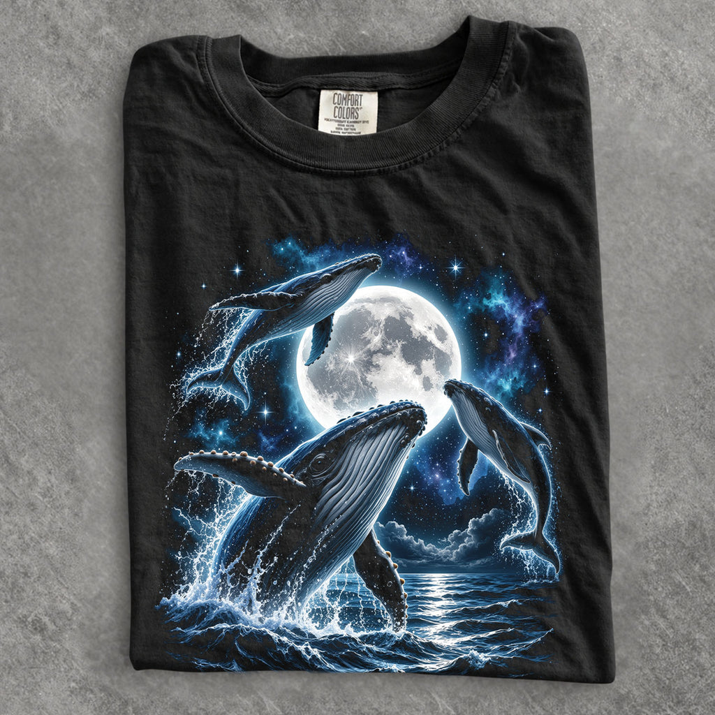 Cosmic Whale Comfort Colors T-Shirt