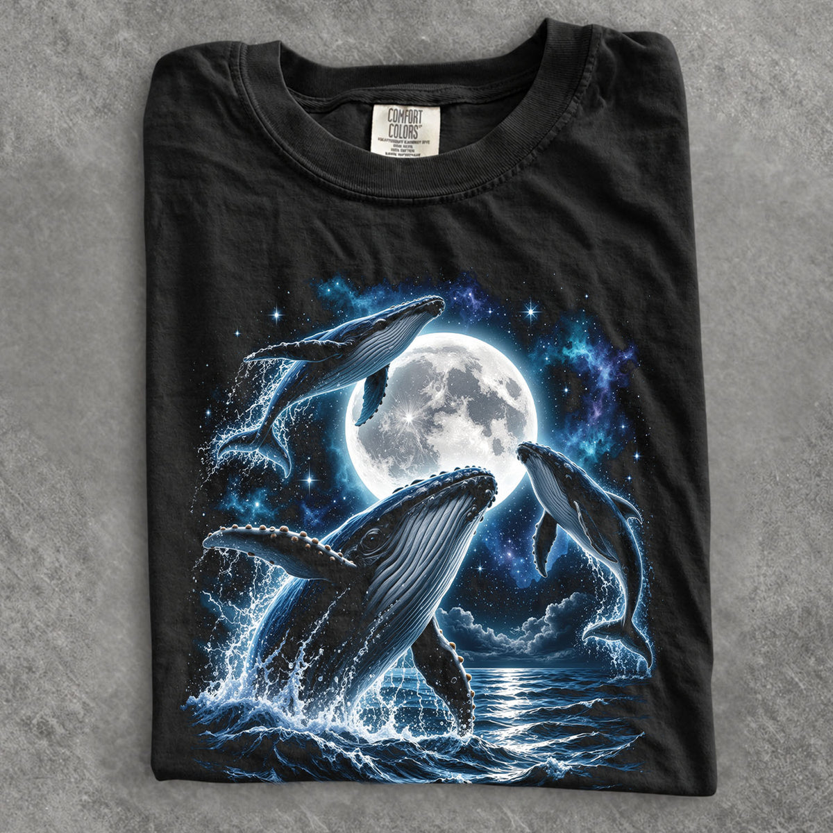 Cosmic Whale Comfort Colors T-Shirt