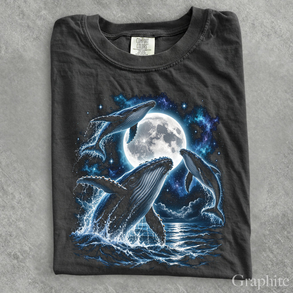 Cosmic Whale Comfort Colors T-Shirt