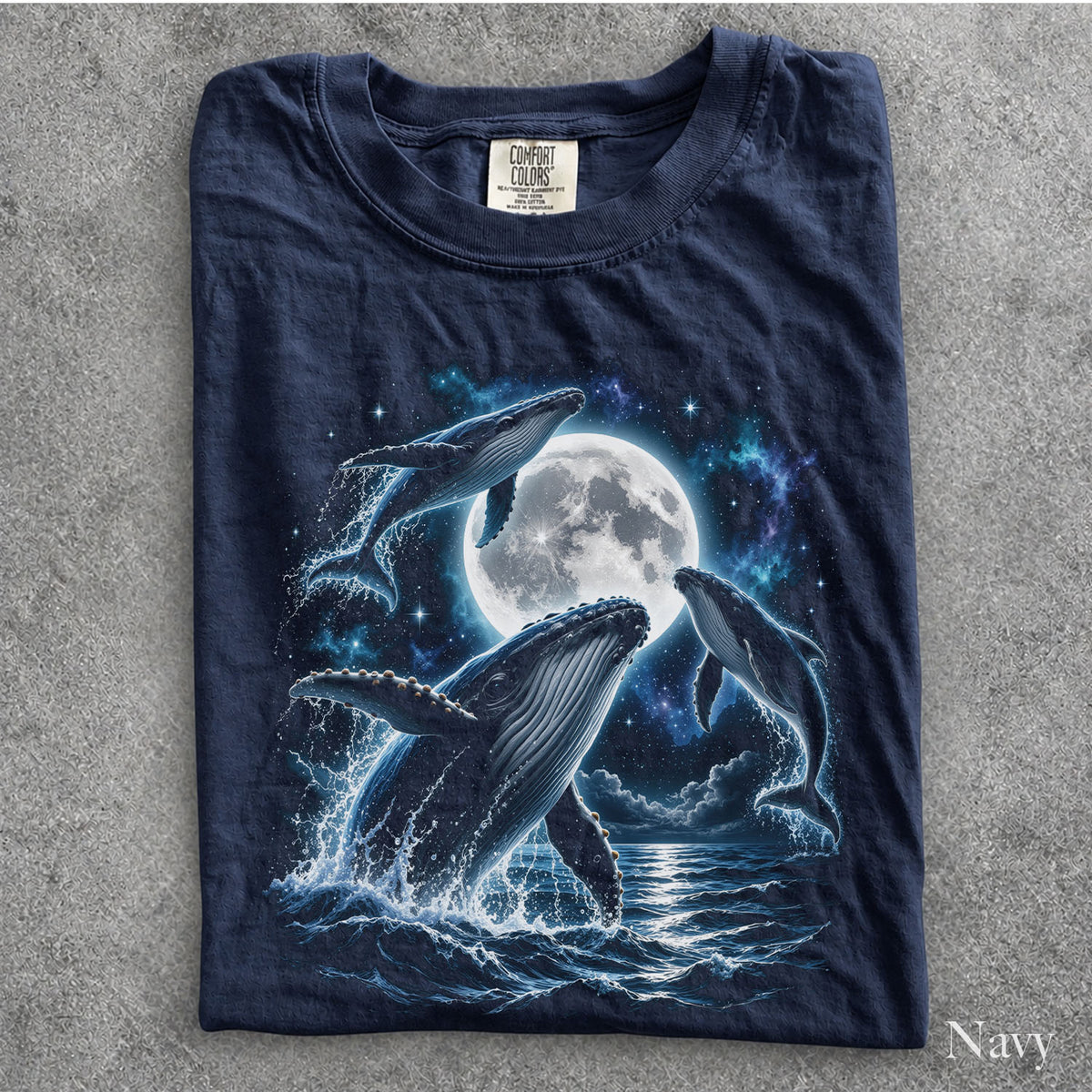 Cosmic Whale Comfort Colors T-Shirt
