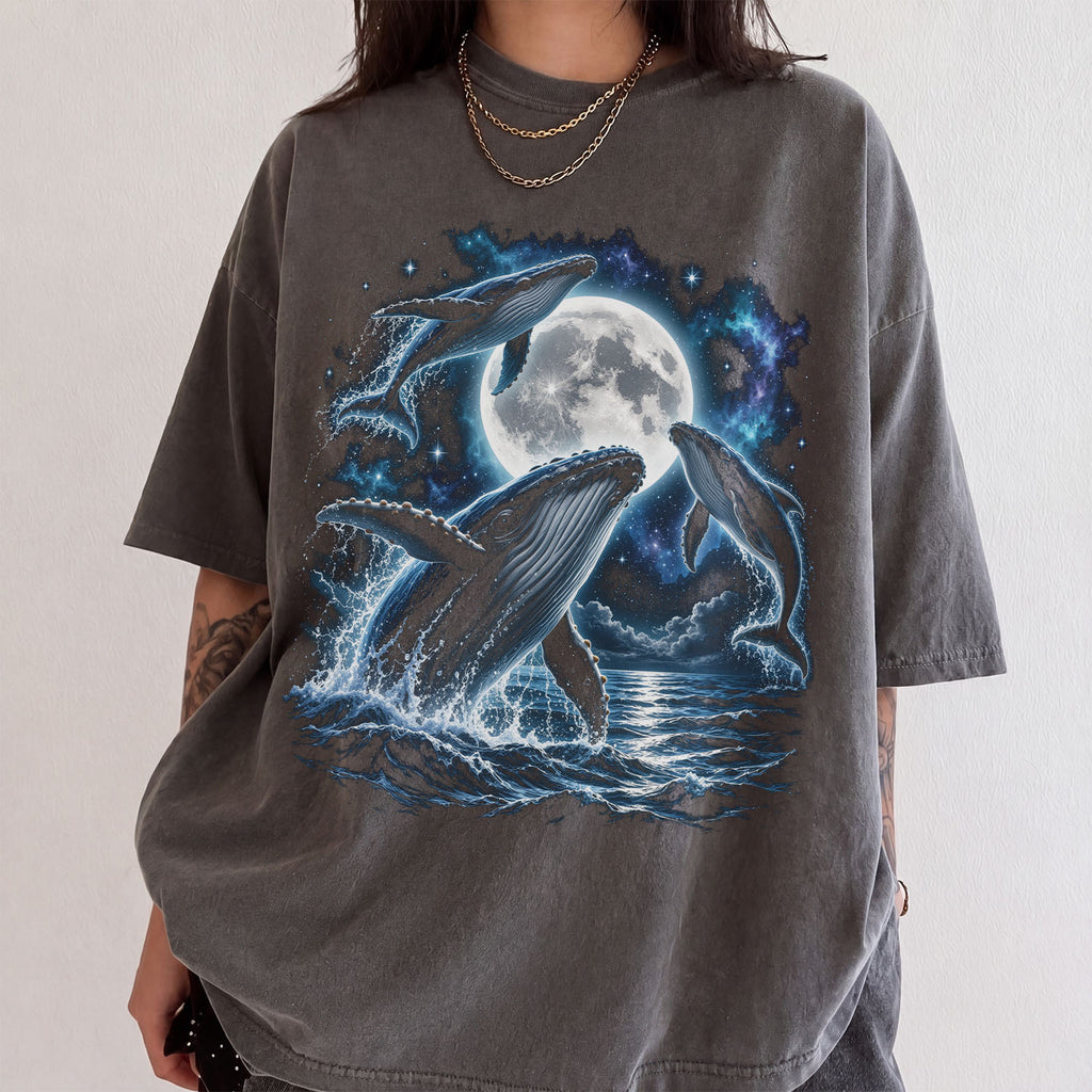 Cosmic Whale Comfort Colors T-Shirt