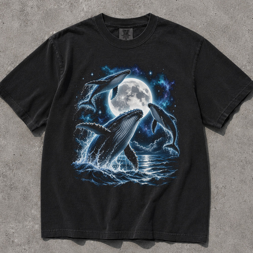 Cosmic Whale Comfort Colors T-Shirt