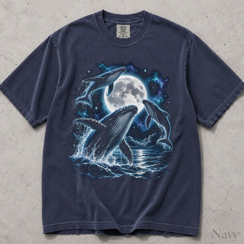 Cosmic Whale Comfort Colors T-Shirt