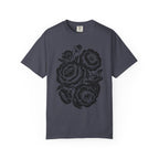 Linocut Peonies Flower T-Shirt