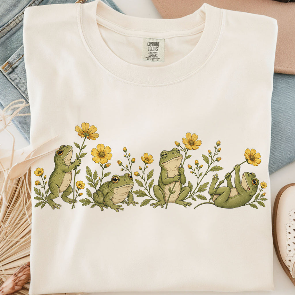 Four Frog Friends T-Shirt