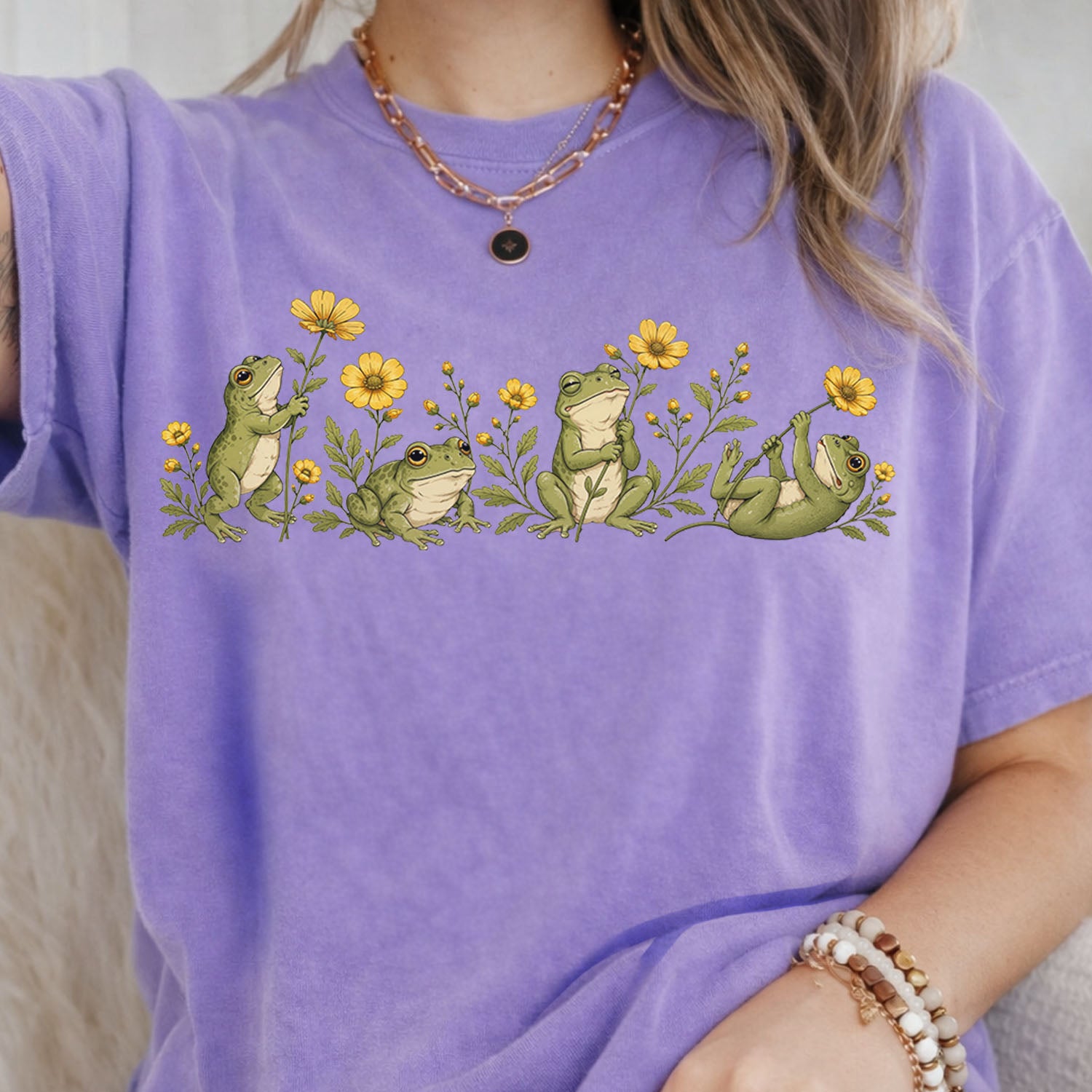 Four Frog Friends T-Shirt