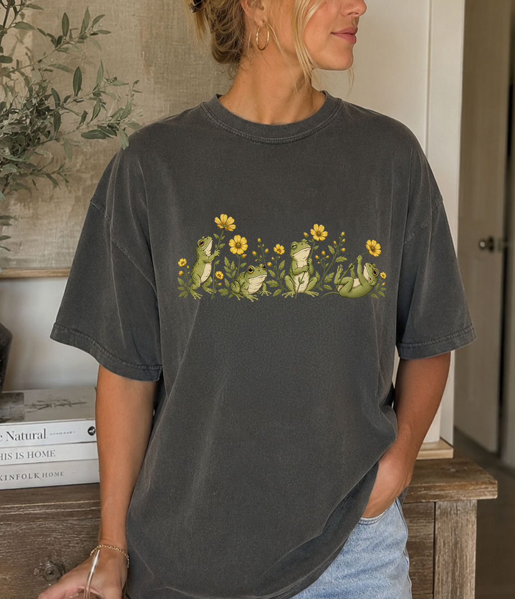 Four Frog Friends T-Shirt