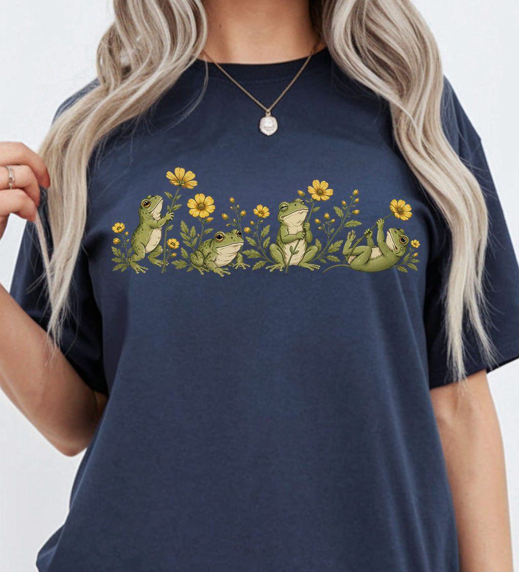 Four Frog Friends T-Shirt