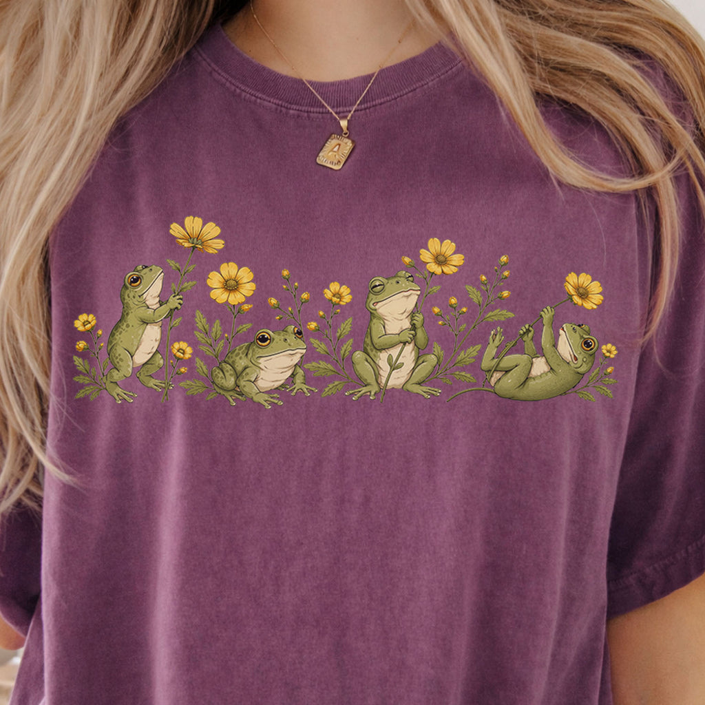 Four Frog Friends T-Shirt