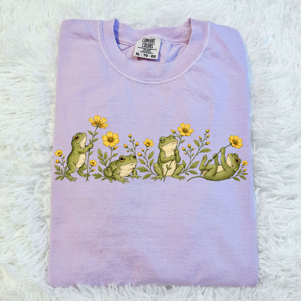Four Frog Friends T-Shirt