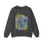 Swimming Cats in Pond Sweatshirt