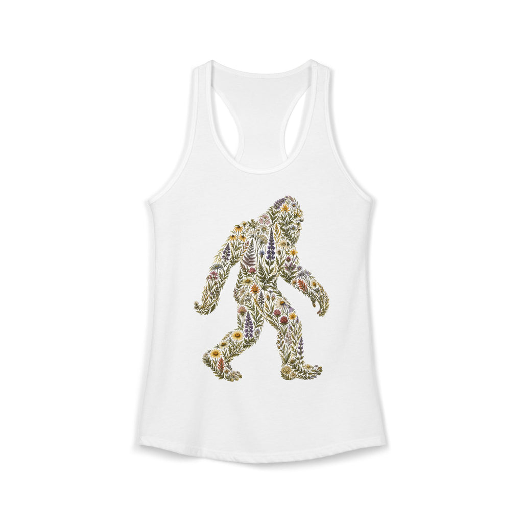 Bigfoot Wildflower Racerback Tank Top