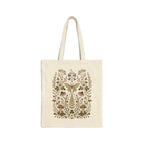 Whimsical Moth Cotton Tote Bag - Charmed and Wyld