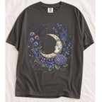 Purple Moon Floral Tshirt