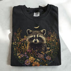 Raccoon Wildflower T-shirt