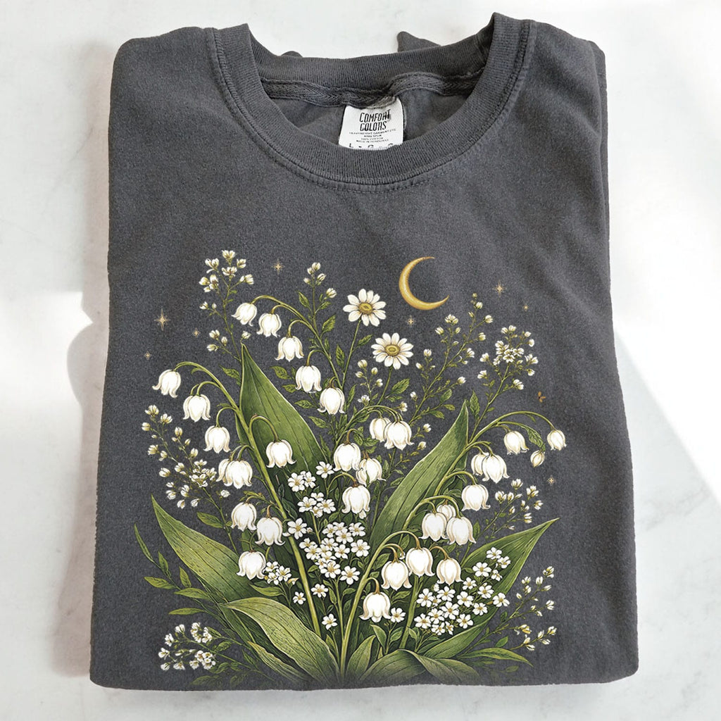 Lily Of The Valley Wildflower T-Shirt - Charmed and Wyld