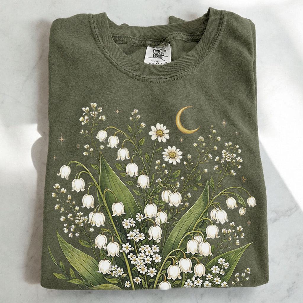 Lily Of The Valley Wildflower T-Shirt - Charmed and Wyld