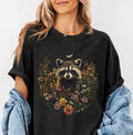 Raccoon Wildflower T-shirt