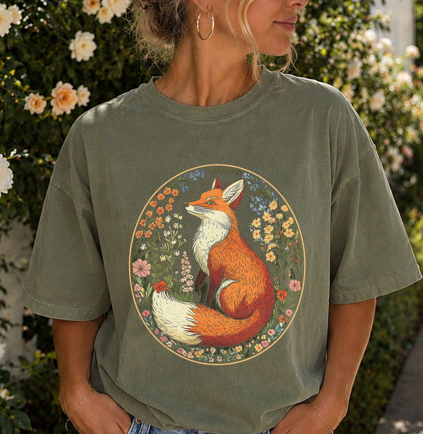 Fox Wildflower T-Shirt