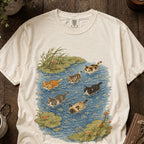 Swimming Cats in Pond T-Shirt
